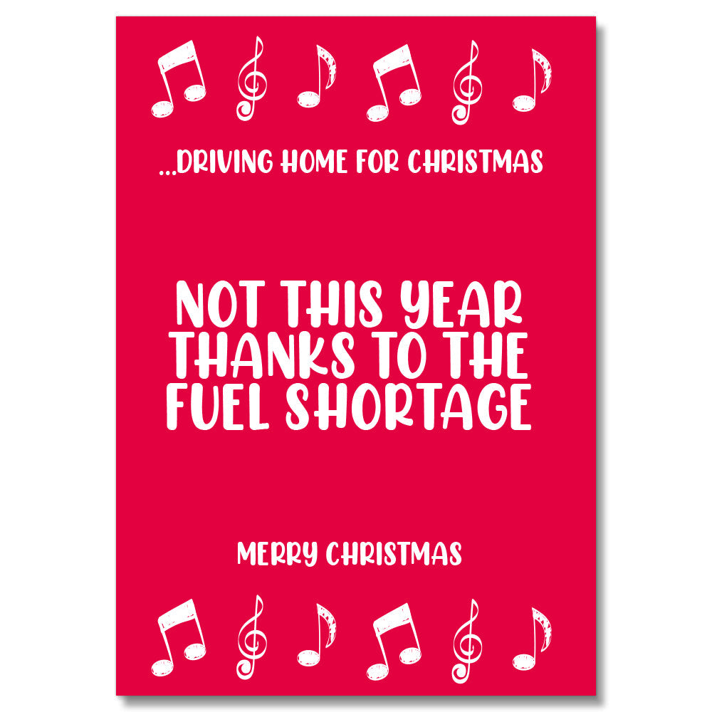 Driving Home For Christmas Card PACK OF 6 #1 image